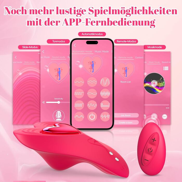 Вібратор-метелик, секс-іграшка для жінок та пар, екстремальний секс вібрація Ohi BoBi Sun для жінок, еротична секс-іграшка для клітора набори вібраторів для жінок, стимулятор клітора з дистанційним керуванням за допомогою застосунку