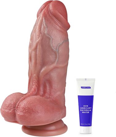 Реалістичний силіконовий фалоімітатор PRONFANS, XL, 22,5 см, 7,2 см, з потужним присоском