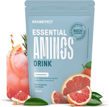 Незамінні амінокислоти BRAINEFFECT Essential Aminos, грейпфрут, 270 г