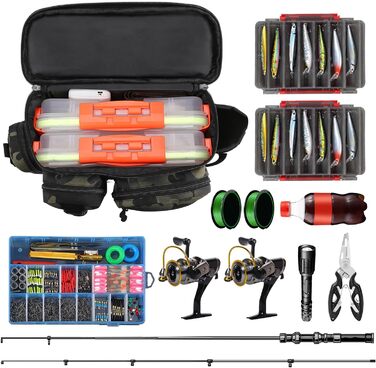 Рибальська сумка zerotop, рибальська сумка для рибальських снастей і рибальських аксесуарів з поясом і плечовим ременем і організація рибальських аксесуарів сумка на плече і рибальське спорядження для риболовлі походів полювання кемпінгу