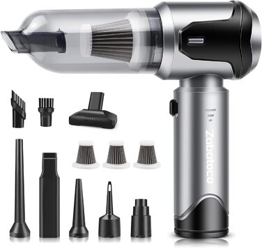 Акумуляторний ручний пилосос 19Kpa Акумуляторний ручний пилосос з безщітковим двигуном 4-в-1 автомобільний пилосос Потужний міні-р