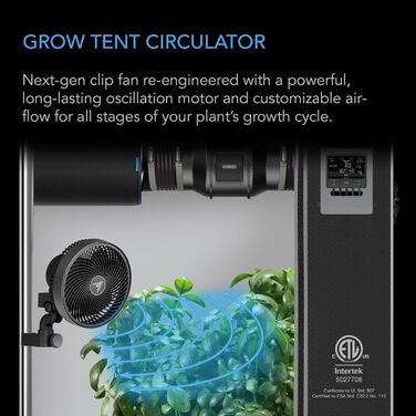 Комплекти для рослин, WiFi Integrated Grow Tent Set, Auto Ventilation, Circulation, Schedule Full Spectrum Samsung LM301H LED Grow Light, 2000D Mylar Tent, 2x4, 2