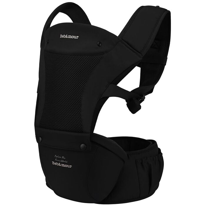 Переноска Bebear, Bebamour для дітей 0-36 місяців, рюкзак-переноска 3D air mesh для новонароджених і малюків, схвалена відповідно
