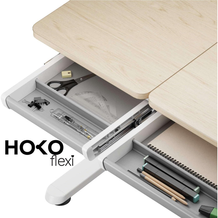 Дитячий стіл з ручним регулюванням висоти, похилою підставкою, регульованою стільницею та підставкою для книг (CELIN та ALVO), стіл під дерево підставка для книг