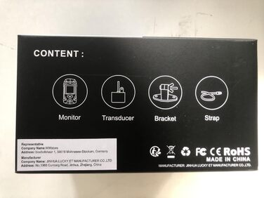 Портативний морський пристрій Ехолот Giver Рибальський каяк Датчик глибиноміра Ехолот Човен FL068