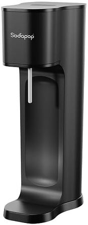 Стартовий набір Sodapop Soda Maker Joy Eco з циліндром CO і ПЕТ-пляшкою Виготовлений з переробленого матеріалу Чорний Висота 43 см