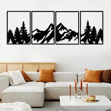 И металеві прикраси стін металеві гори і ліси прикраси стін гори і ліси металеві настінні картини великі настінні скульптури для д