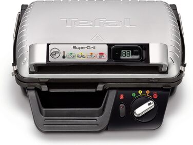 Електричний гриль Tefal SuperGrill 2000 Вт Електричний гриль алюмінієвий 320 x 240 мм