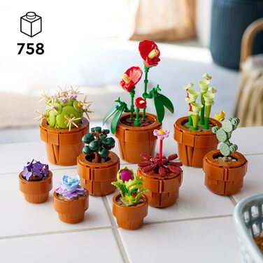 Конструктор LEGO Botanical Collection Tiny Plants 10329, 758 деталей, мініатюрні рослини