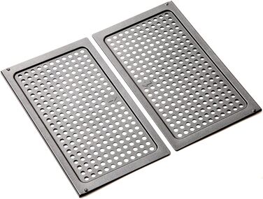 Двокамерна фритюрниця Russell Hobbs 2 відділення кожне 4,25 л, можна використовувати лише окремо, загальний об'єм 8,5 л Технологія швидкої фритюрниці (8 програм, можна мити в посудомийній машині, сенсорний екран) Аерофритюрниця 27290-56S