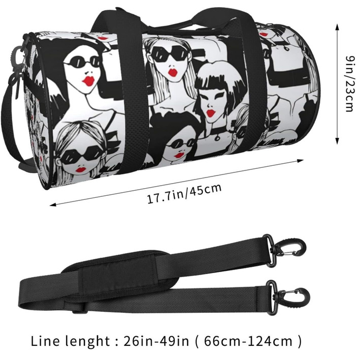 Спортивна дорожня сумка для жінок та чоловіків. Містка сумка для фітнесу, пляжу та подорожей.