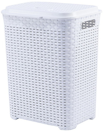 Кошик для білизни VIOLET HOUSE WHITE Ротанг (6513223)