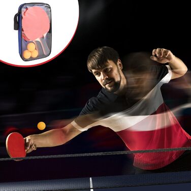 Набір для настільного тенісу – 2 ракетки, 3 м’ячі та сумка
