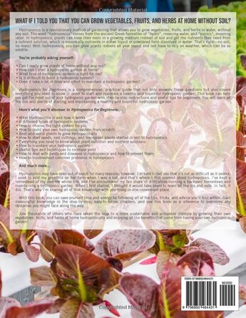 Гідропоніка для початківців повний посібник із гідропонного садівництва, проектування та будівництва недорогих гідропонних систем своїми руками та вирощування овочів, фруктів і трав у воді