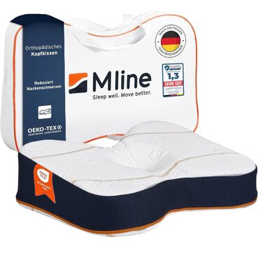 Спортивна подушка Подушка для голови - Підтримка шиї, оптимальна вентиляція - Біла - 50 x 35 см