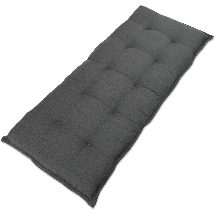 Садова подушка для сидіння Cushion Подушка Pallet Cushion 150x6 (150 x 50 см, Антрацит) 150 x 50 см Антрацит