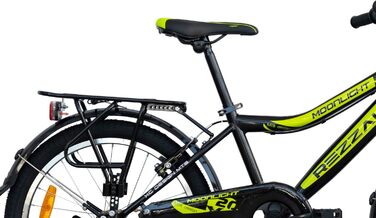 Дюймовий дитячий велосипед, велосипед для хлопчиків, 20 дюймів, гальмо-ножки, розмір рами 33, чорний/зелений, НОВИНКА-041, 20-