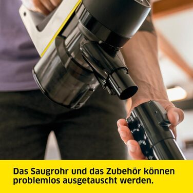 Акумуляторний пилосос Krcher VC 4 Cordless myHome, 2 рівні всмоктування, час роботи до 30 хв, вага 2,3 кг, вкл. акумулятор 21,6 В,