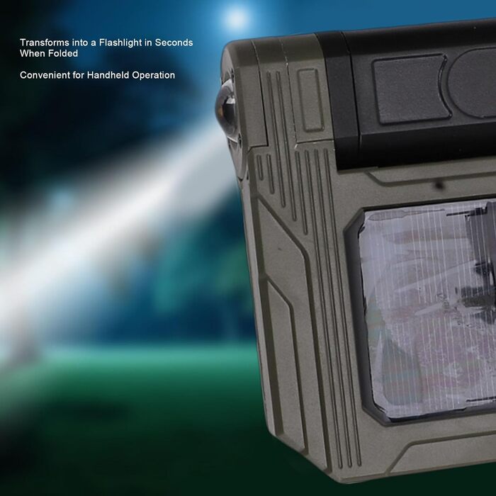 Ліхтар для кемпінгу, висока яскравість, складається з обох боків, сонячний світлодіодний ліхтар для намету зі 100 світловими чіпами, телескопічна ручка-штатив для походів на свіжому повітрі