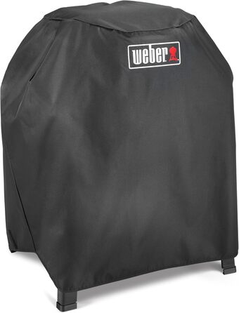 Захисний чохол Weber Premium для гриля Lumin на підставці, повітропроникний, стійкий до УФ-випромінювання та вологи, захист від вітру та негоди, з застібкою-липучкою чорний (3401289)