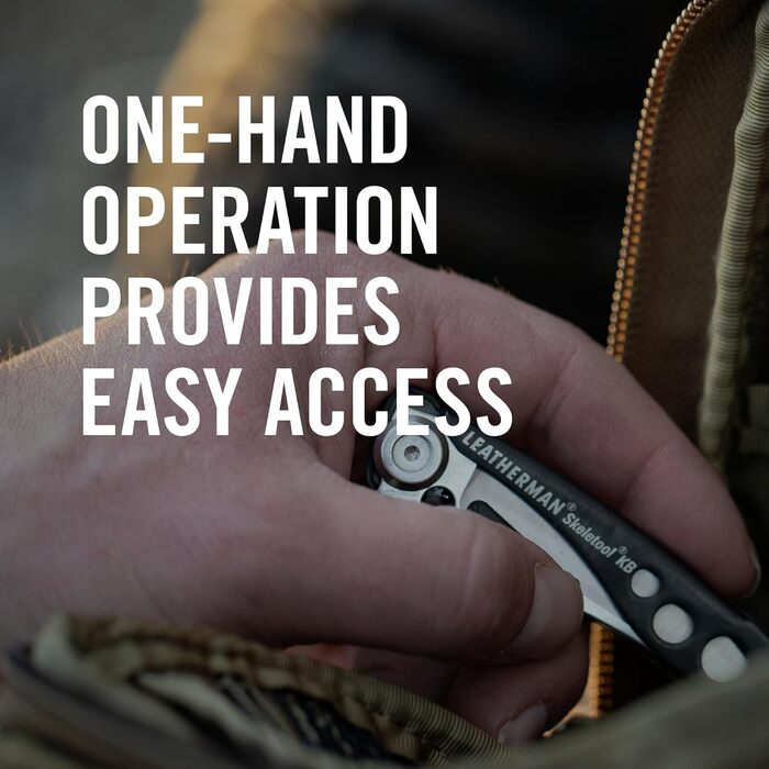 Багатофункціональний ніж Skeletool KB, маленький, легкий і компактний, чорний