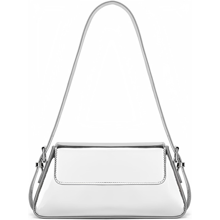 Срібна сумка-хобо жіноча Damen Main-m009