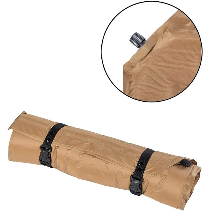 Термокилимок Mil-Tec Waffle Coyote, самонадувний