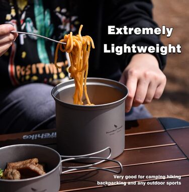 Безмежна подорож Легкий кемпінг Каструля Каструля Набір для приготування їжі Туристичний горщик Набір посуду для кемпінгу для піши