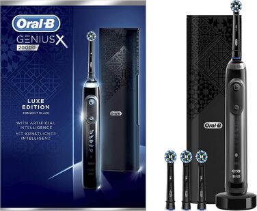 Електрична зубна щітка Oral-B Genius X Luxe Edition 20000 Midnight Black Oral-B Genius X 20000 Luxury Edition Black