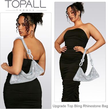 Золотиста Клатч для жінок, срібляста вечірня сумочка, сумочка з діамантами, сумка на ланцюжку, срібляста з блискавкою, клатч з камінням, гаманець, сумка через плече для вечірки, відпочинку, побачення (A-Срібло)