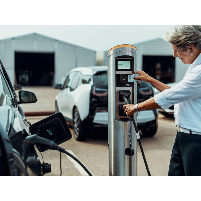 Метровий зарядний кабель типу 2, сумісний з усіма електромобілями та PHEV, зарядний кабель типу 2 22 кВт, 3-фазний, 32 А, сертифік