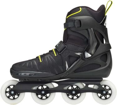 Чоловічі роликові ковзани Rollerblade RB XL для фітнесу для дорослих чорно-лаймові високоефективні роликові ковзани 0