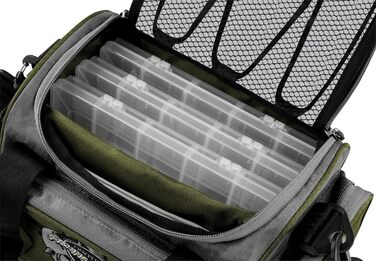 Сумка для рибалки normani водонепроникна сумка для форелі озеро з 4 коробками для снастей коробки для наживки спінінгова сумка для риболовлі коробка для риболовлі аксесуари для рибалки рюкзак для рибалки