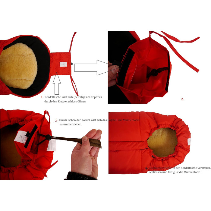 Устілка для ніг овеча - коричнева, 4011863711350 -