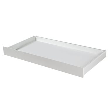 Універсальний ліжковий ящик roba - Підходить для дитячих ліжечок 70 x 140 см - Компактне рішення для зберігання - Пересувний на колесах - Біле дерево