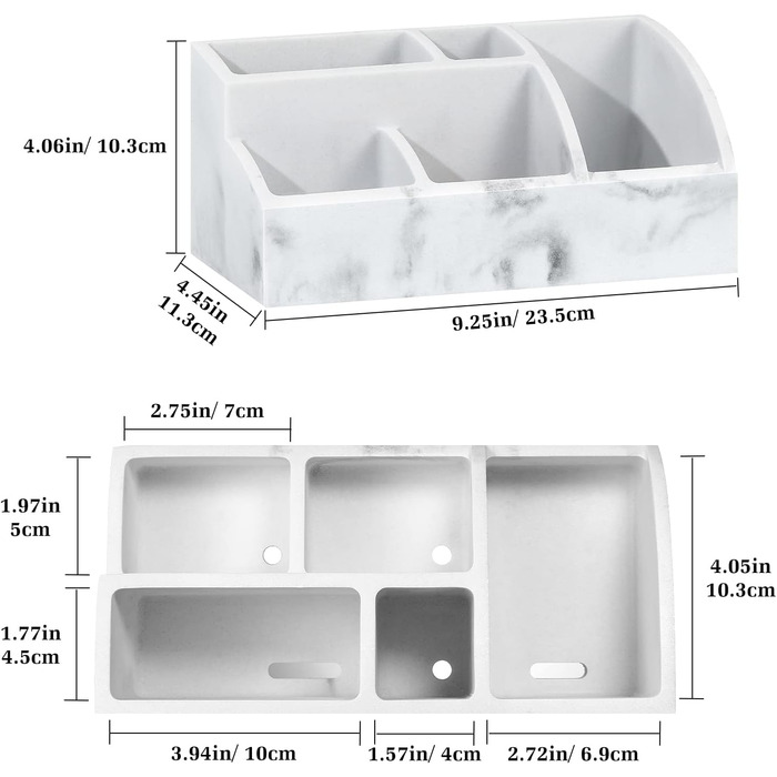 Тримач для зубних щіток Luxspire, 5 відділень Електричний тримач для зубних щіток Стакан для зубних щіток Організатор для зубних щ