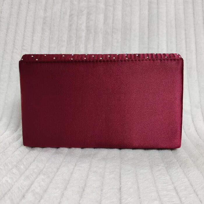 Елегантна жіноча сумочка з діамантами, блискуча, для вечірки, випускного, дівич-вечора, бордового кольору