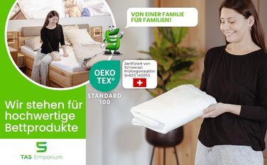 Наматрацник 90x200 водонепроникний та повітропроникний виготовлений з бамбукової віскози сертифікований Oeko-TEX та Dermatest підходить для алергіків захист від кліщів Водонепроникний наматрацник 90 x 200 40 см