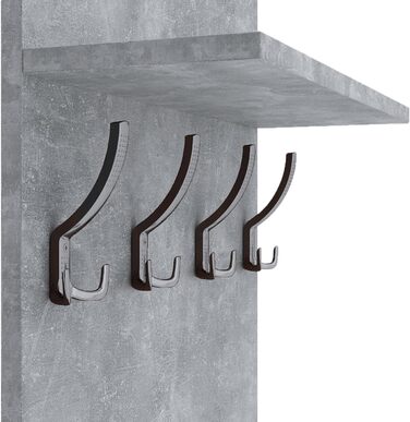 Шафа-купе настінна з полицею Шафа-купе ПВХ Maxi Ваніль 90см х 60см 90см х 60см бетон/блок.