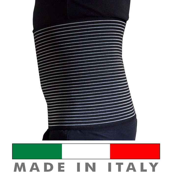 Регульований післяопераційний відновлювальний пояс BODYPERFECT Postpartum Buikwrap для кесаревого розтину та вагітності з підтримкою спини, унісекс, 28 см (чорний, XL) Чорний XL - обхват талії 115/125 см