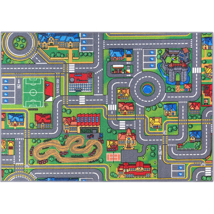 Килим для дитячої кімнати 95x133см, дитячий килим, ігровий килим вуличний для хлопчиків та дівчаток, килими для дитячої кімнати, с
