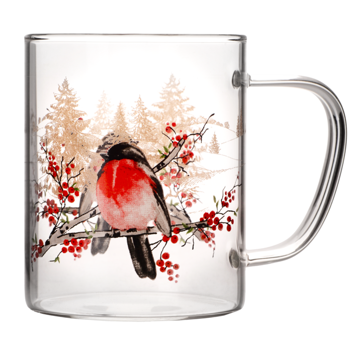Набір чашок Viva NY Winter Bird, 2х400 мл (7109513)