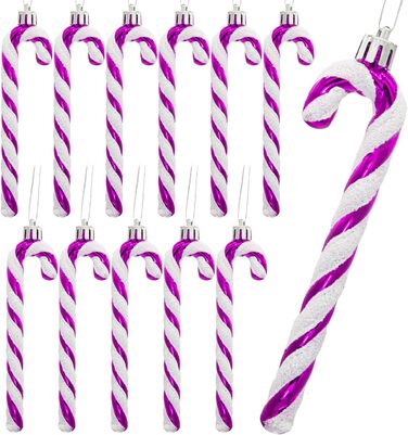 Різдвяних прикрас у формі цукерок для ялинки 12 шт No-Hell