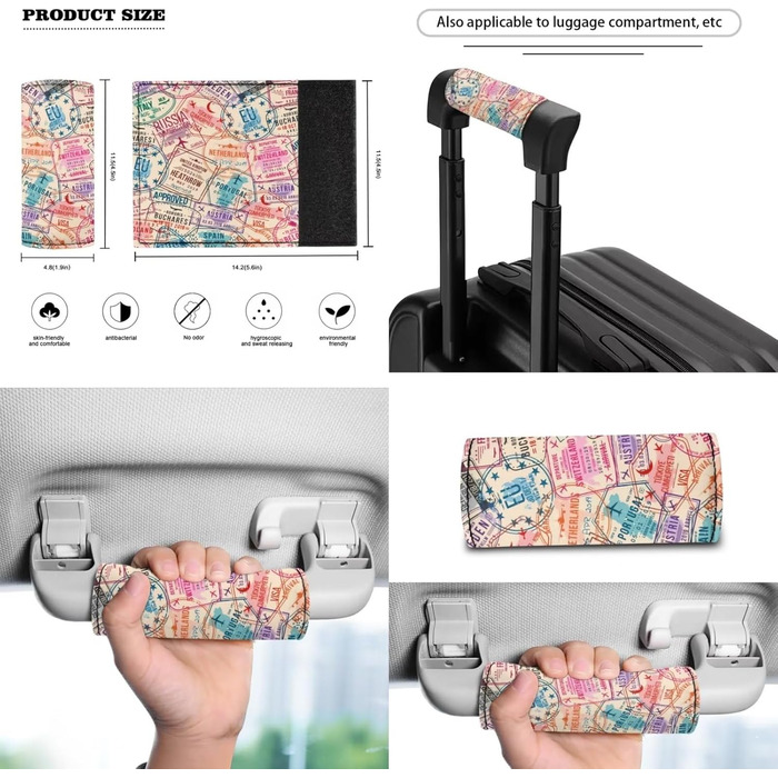 Захисні чохли для валіз з ручкою для перенесення та кишенями для документів (паспорт, штампи), розмір 85 см, 3