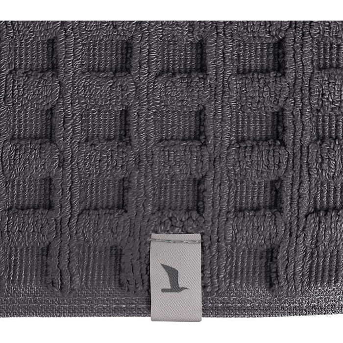 Килимок для ванної Mve Quilted 60 x 60 см зі 100 бавовни, графітовий 60 x 60 см