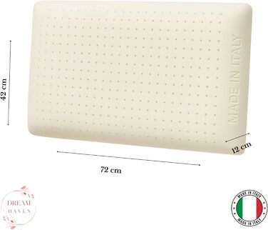 Подушка DREAM HAVEN з піни з ефектом пам&39яті з чохлом з алое вера, для шиї та ортопедичної подушки для ліжка, антикліщова та гіпоалергенна (пара бамбука, 1) 1 пара бамбука