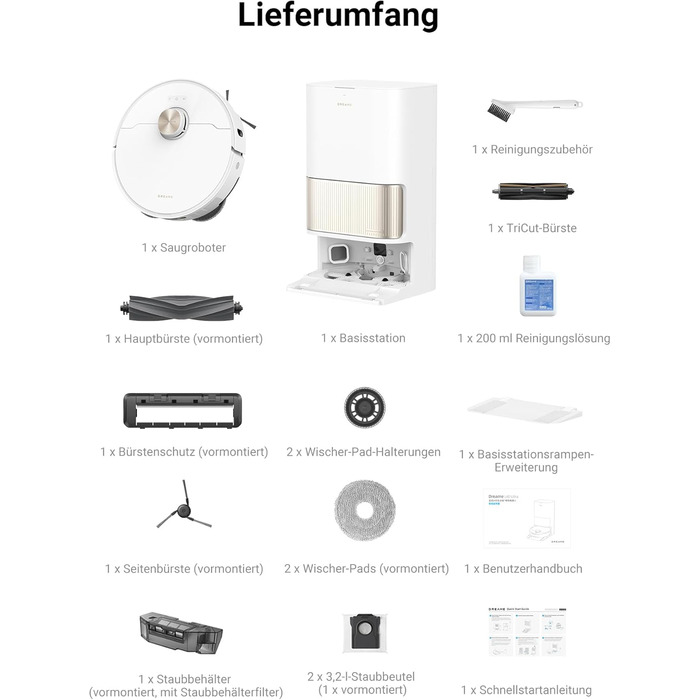 Робот-пилосос з функцією миття підлоги та підйомною шваброю, висувною та підйомною бічною щіткою, силою всмоктування 11 000 Па, са