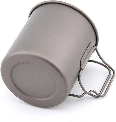 Титанова кемпінгова чашка-миска TOAKS (375 мл, 450 мл, 550 мл, 650 мл, 750 мл, 800 мл, 900 мл) (450 мл з кришкою CUP-450-C)