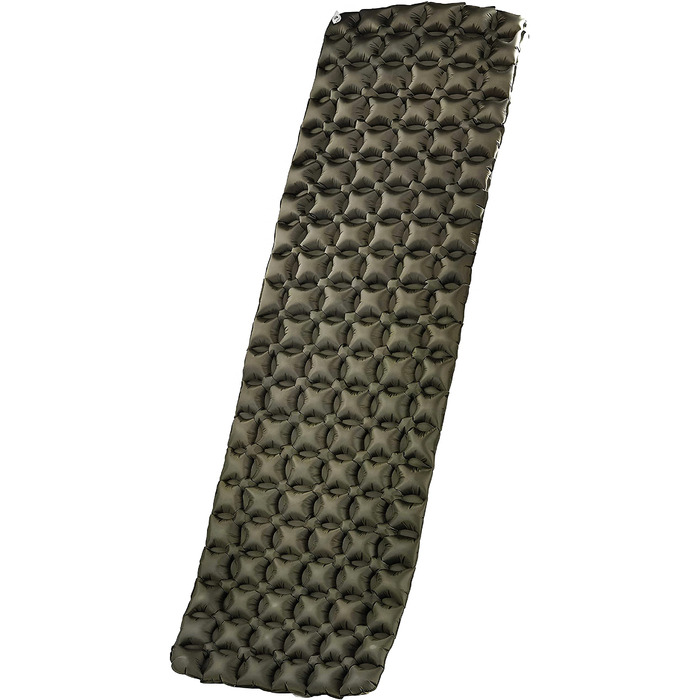 Надувний килимок для сну M-Tac 195 x 60 см Надлегкий, компактний та міцний Килимок для кемпінгу, трекінгу та сну на свіжому повітрі з утеплювачем та ріпстоп-нейлоном