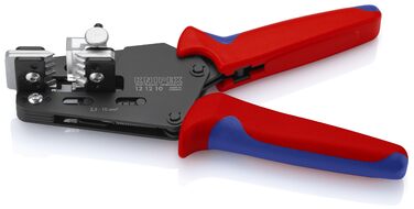 Прецизійні кліщі для зняття ізоляції KNIPEX з профільними ножами, 12 12 10